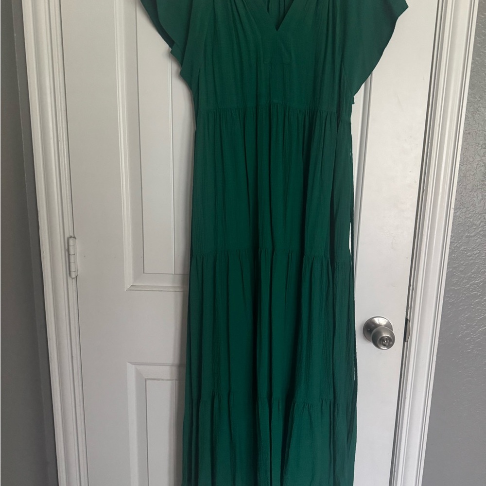 Calvin Klein Deep Green Maxi Dress